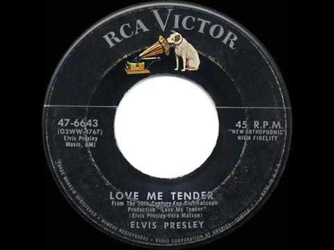 1956 HITS ARCHIVE  Love Me Tender   Elvis Presley a #1 record