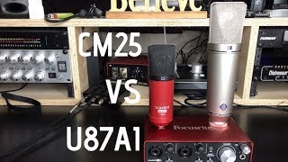 Video thumbnail for CM 25 vs U87ai Rap demo (( Focusrite Scarlett 2i2 )) by CLEAN MUD VIDEOS