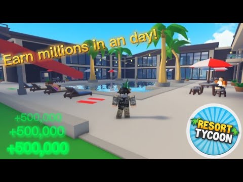 BEST way to earn MONEY in Tropical Resort Tycoon || Roblox
