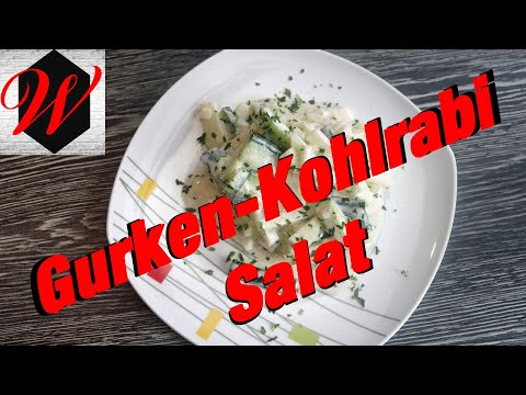Gurken-Kohlrabi Salat // einfach und lecker //