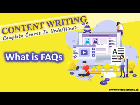 What is FAQs | Content Writing Course