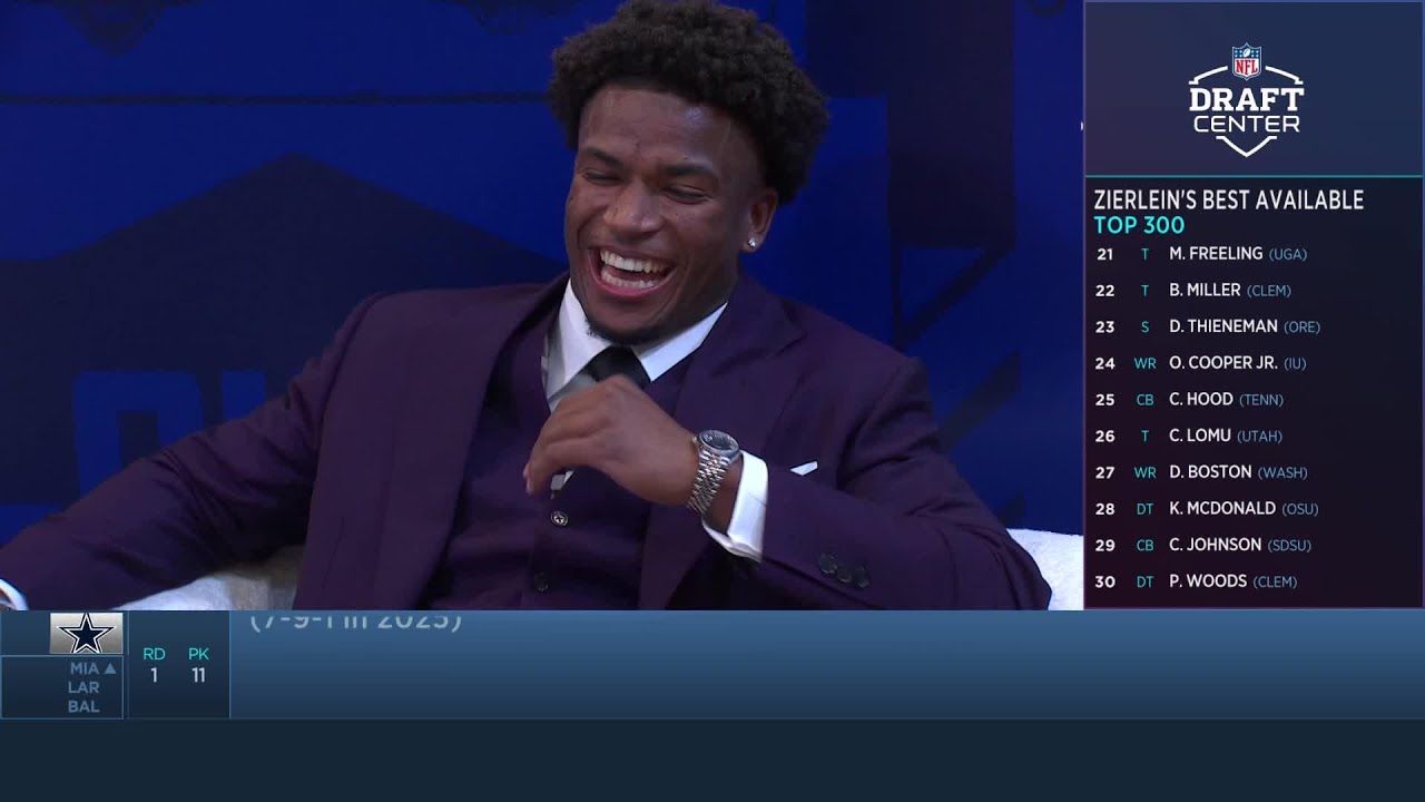 The Dallas Cowboys Select Caleb Downs with the 11th Overall Pick in the 2026 NFL Draft