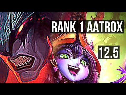 AATROX vs LULU (TOP) | Rank 1 Aatrox, 1.9M mastery, 1100+ games, Dominating | EUW Challenger | 12.5