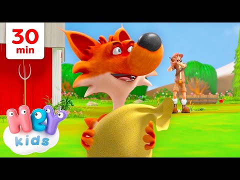 Fuchs Du Hast Die Gans Gestohlen, und noch mehr Lieder über Tiere! | HeyKids - Kinderlieder TV