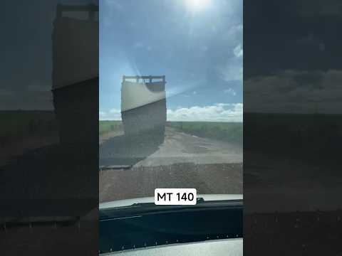MT 140 Planalto da Serra a Santa Rita do Trivelato #matogrosso #estrada #mt