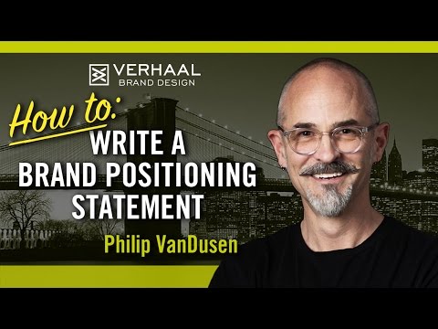 How to Write a Brand Positioning Statement