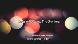 G.Na- Banana lyrics [Eng. | Rom. | Han.]
