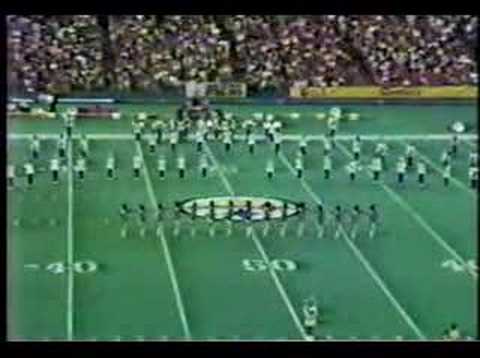 1986 Busy Bee Band & Honeybees Field Show | East Fairmont High School | Fairmont WV