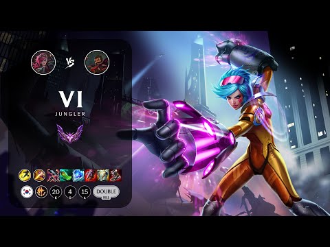 Vi Jungle vs Graves - KR Master Patch 13.18
