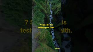 7 SIGNS GOD IS TESTING YOUR FAITH..😲✝️#shorts