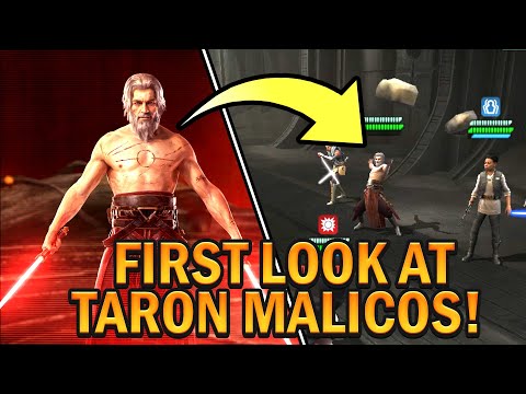 FIRST LOOK AT TARON MALICOS IN SWGOH! Which Teams Can Beat Him?? Galaxy of Heroes.