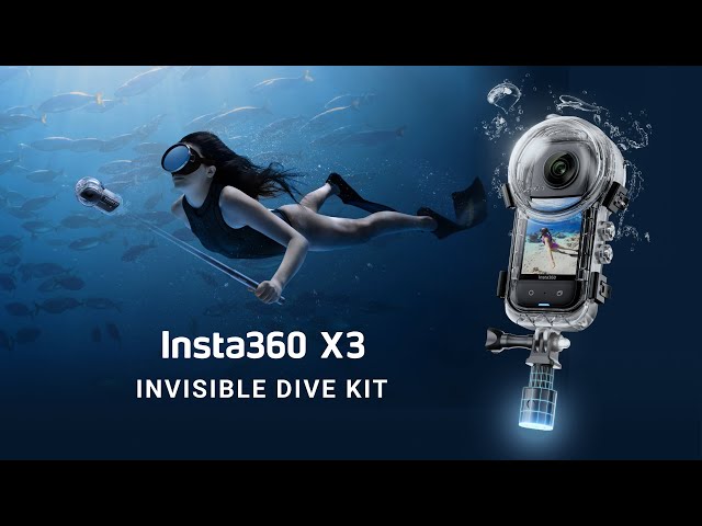 Vidéo INSTA360 2 IN 1 INVISIBLE SELFIE STICK + TRIPOD