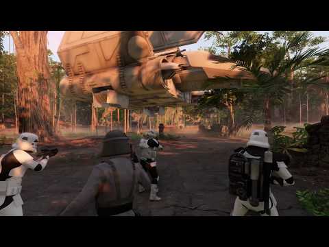 [4K] SWBF2 Yavin 4 Galactic Assault Empire. Decisive Victory.