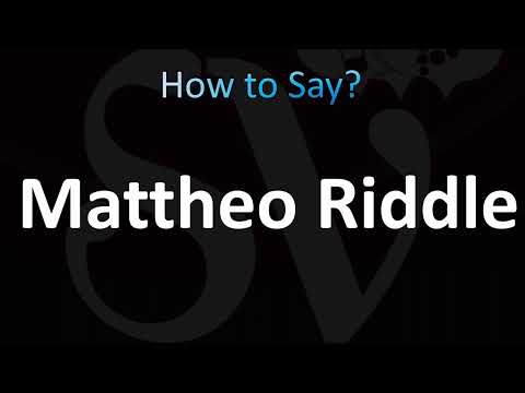 How to Pronounce Mattheo Riddle (CORRECTLY!)