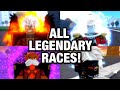 ALL LEGENDARY RACE SHOWCASE AND WHAT THEY DO! ANIME RIFTS (DBZ ADVENTURES UNLEASHED)