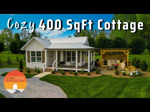 The Coziest Cottage Tiny House! Cottage Decor & Small Space Ideas