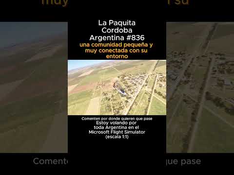 La Paquita, Cordoba desde el Microsoft Flight Simulator #lapaquita #lapaquitacordoba #cordoba #msfs