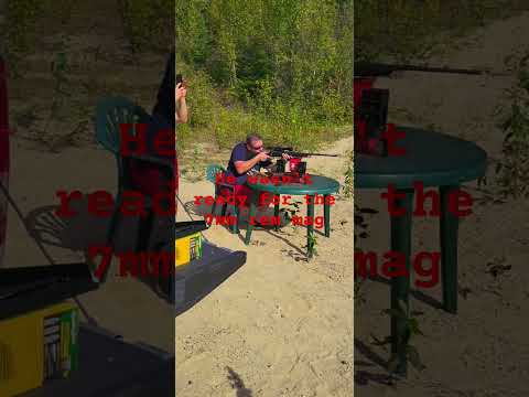 7mm rem mag has a little kick to it 🤣