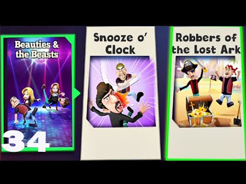 Scary Robber Home Clash #34 | Chapter - Beauties And The Beasts | Robbers Of Lost Ark | Gameplay