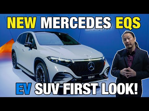 ><span>▶</span>”  src=”https://www.youtube.com/embed/OIc6XDWgKMQ?feature=oembed” frame border=”0″ allow=”accelerometer;  autoplay;  clipboard write;  encrypted-media;  gyroscope;  picture in picture” allowfullscreen></iframe></p>
<p>The EQS SUV is the first electric SUV from Mercedes-Benz, based on the same platform as the EQS sedan.  It’s available in three different configurations, starting at $104,400 for the EQS 450.</p>
<p>The EQS 450 features a single electric motor with 355 horsepower channeled to the rear wheels.  Its 107.8-kWh battery provides an estimated range of up to 295 miles.  It will only take 5.8 sec for EQS 450 4MATIC to accelerate from 0-60 mph. Meanwhile, the EQS 580 4MATIC is an agile SUV, thanks to its dual motor setup that enables it to sprint from 0-60 mph in just 4.5 seconds.</p>
<p>The Mercedes-Benz EQS entry-level trim offers a driving range of 305 miles and a fuel efficiency rating of 67 MPGe in combined driving, while the EQS 580 4MATIC is rated at 62 MPGe.</p>
<p>Notable features:</p>
<ul>
<li>Panoramic sunroof</li>
<li>56-inch Hyperscreen</li>
<li>Active electric suspension system</li>
<li>19-speaker Burmester audio system</li>
<li>MBUX infotainment system with two 12.3-inch displays</li>
<li>Energizing Comfort Control system that adjusts cabin settings to improve driver fatigue</li>
</ul>
<h2 id=