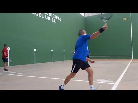 Frontenis-1°division Aragonesa de bola lenta-Club Yunque Alagón vs Maria de Huerva-Temp 21/22