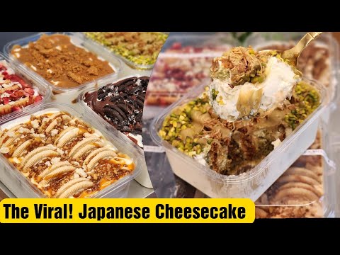 The viral‼️ Japanese cheesecake| trending now japanese Cheesecake recipe| Bake N Roll 