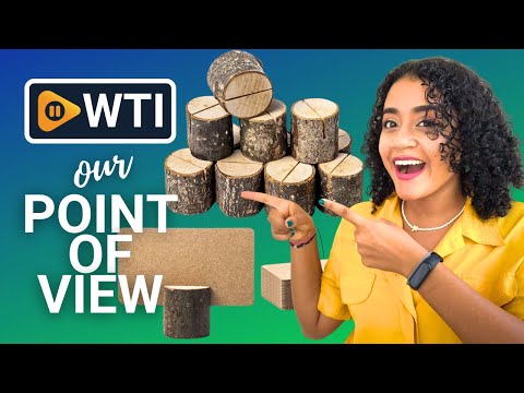 12Pcs Mini Rustic Wood Place Card Holders and 24Pcs Kraft Table Place Cards - WTI product video review