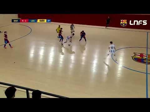 Gol Dani Fernandez (5-1) Barça B FS - Leganés FS. J7, 2Div. LNFS