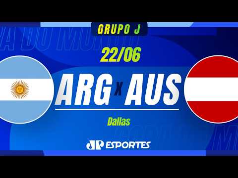 Argentina x Áustria – AO VIVO – 22/06/2026 – Copa do Mundo