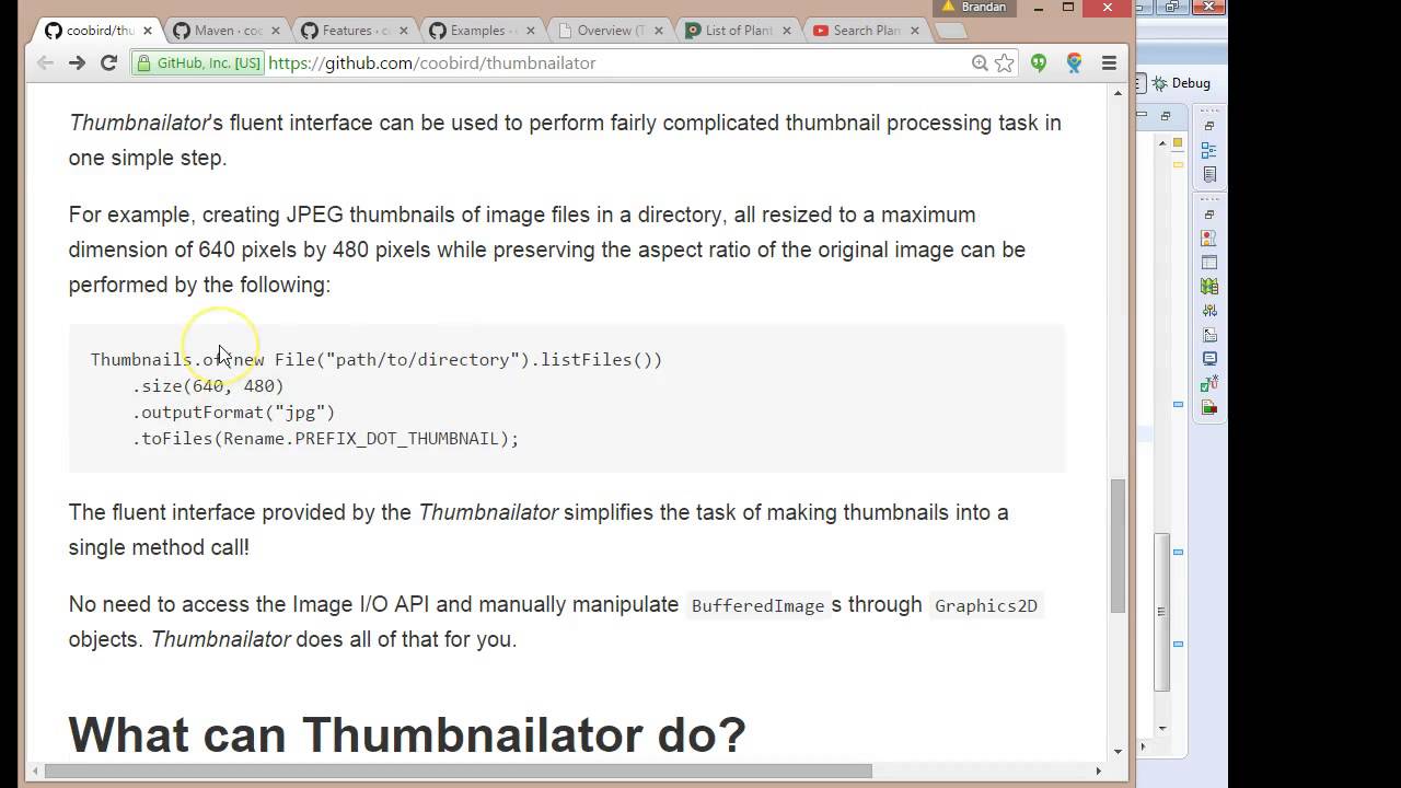 Create a thumbnail of an image in Java with Thumbnailator