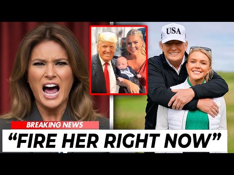 Melania Trump LOSES IT After Keroline Leavitt's Husband Leaks DNA Reports  Of Keroline's Baby