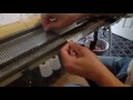 Tricô a maquina sapatinho com lastex