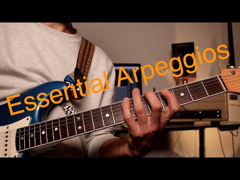 Essential Arpeggios Guitar | 7th Chords | 3 Shapes | Including Tabs |
