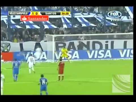 Gol de Mauro Obolo. Vélez 1 - Santos 0