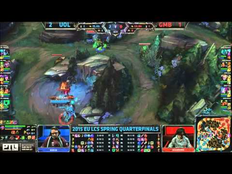 Gambit vs Unicorns of Love | Game 4 Quarter Finals S5 EU LCS Spring 2015 playoffs | GMB vs UOL G4