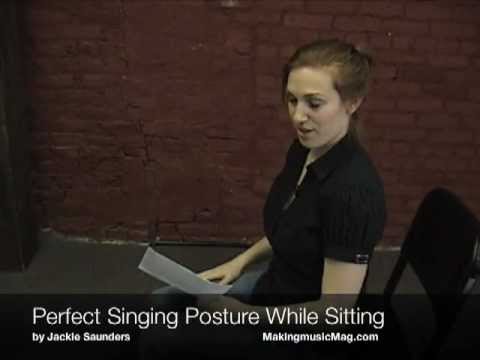 Perfect Singing Posture While Sitting
