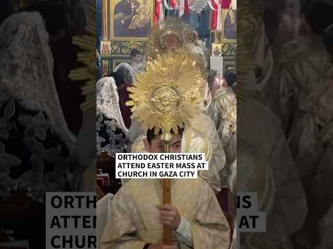 Video Thumbnail: Christians attend Easter mass at church in Gaza City | AFP