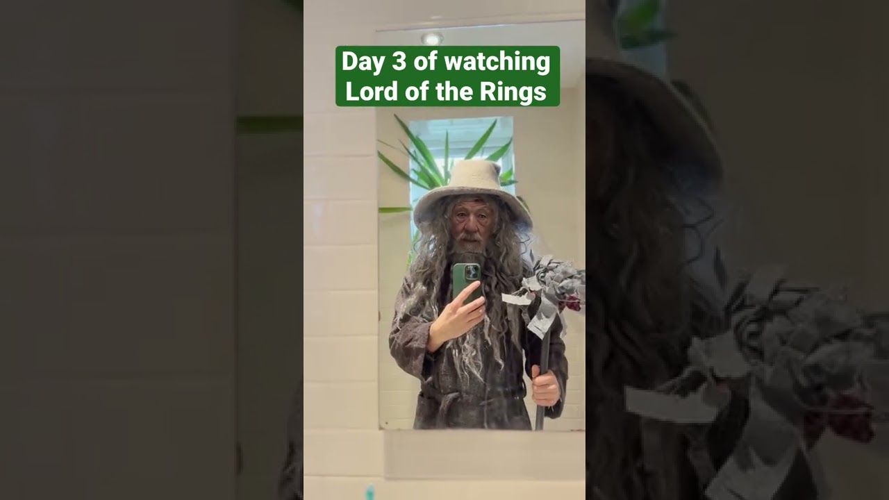 Day 3 of watching Lord of the Rings