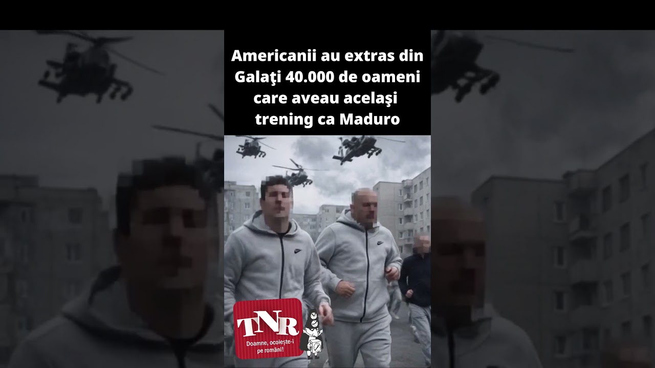 Americanii au extras din Galaţi 40.000 de oameni care aveau acelaşi trening ca Maduro