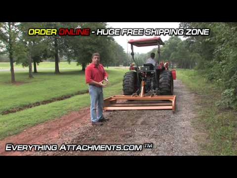 How To - Tractor Land Plane - Gravel Road Maintenance