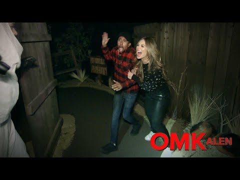 ‘OMKalen’: Kalen and Hannah Brown Go Through a Haunted House