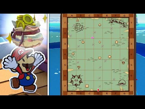 Paper Mario The Origami King: All Great Sea Islands and Hidden Treasures (X-Marks)