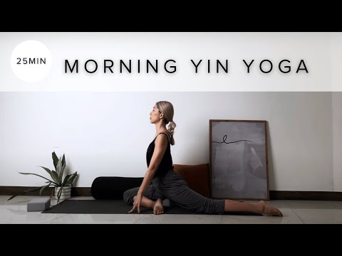 25 Min Morning Yin Yoga Stretch For All Levels | Energy Boost