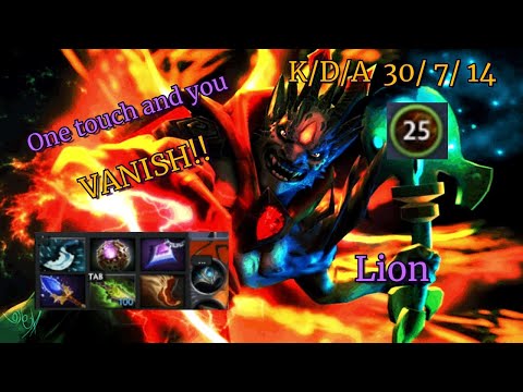 How to get 25 Death Finger buffs in ONE game!? | Lion | Dota 2 Highlights Ranked Game Core Mid Play