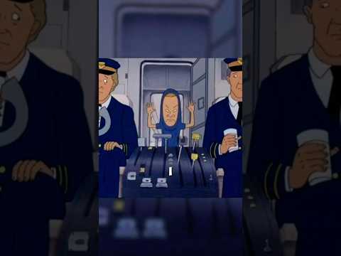 The Great Cornholio Nearly Causes a Plane Crash! 😂✈️#shorts