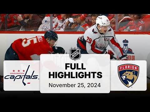 NHL Highlights | Capitals vs. Panthers | November 25, 2024