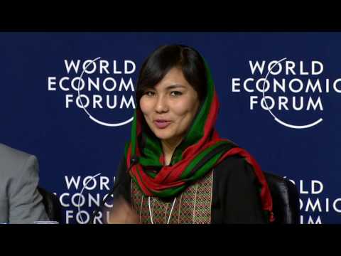 Davos 2017 - Press Conference with the Afghan Women's Orchestra "Zohra"