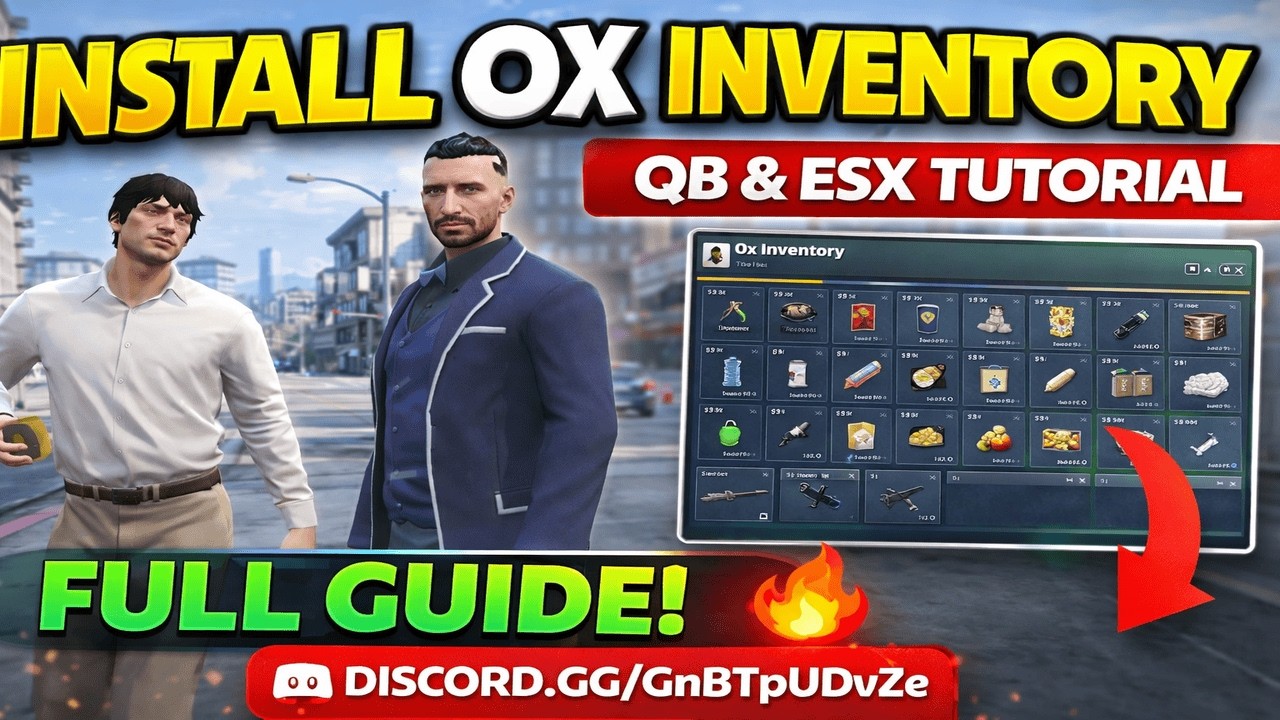 How to Install Ox Inventory on QB & ESX (EASY 2026 GUIDE 🔥)