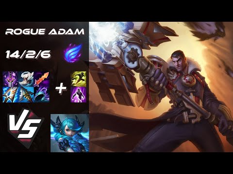 Rogue Adam TOP Jayce vs Gwen - EU Challenger Patch 25.21