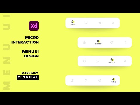 Cafe App UI Design and Interaction Animation in Adobe XD XD Tutorial Speed Art Tips Tricks